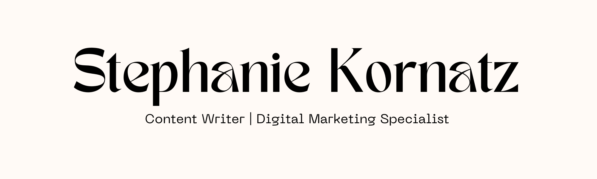 banner image for Stephanie Kornatz profile page