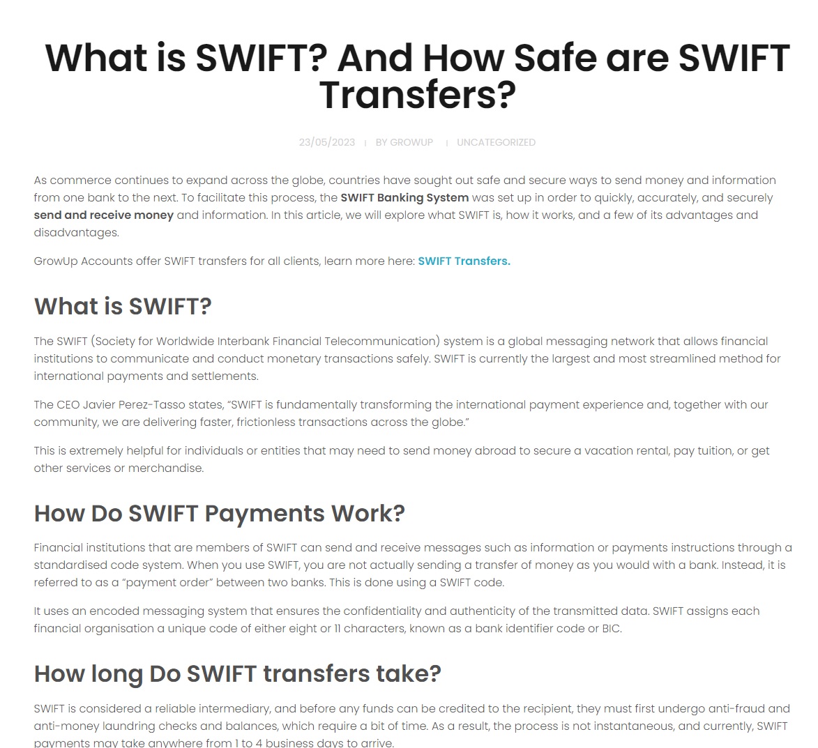 swift blog post